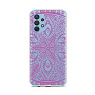 TopQ Samsung A32 silicone Violet Mandala 61898 - Phone Cover