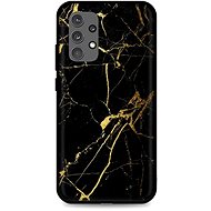 TopQ LUXURY Samsung A32 solid Marble black-gold 61809 - Phone Cover