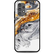 TopQ LUXURY Samsung A32 solid Marble grey-gold 61808 - Phone Cover