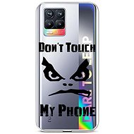 TopQ Realme 8 silicone Don't Touch transparent 61560 - Phone Cover