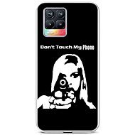 TopQ Realme 8 silikón Don't Touch Gun 61484 - Kryt na mobil