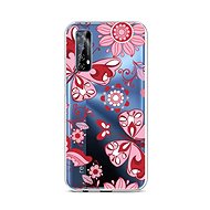 TopQ Realme 7 silicone Pink Butterfly 62078 - Phone Cover
