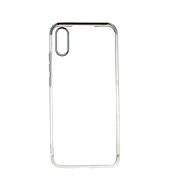 TopQ Frame Xiaomi Redmi 9A silicone silver 52145 - Phone Cover