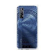 TopQ Realme 7 silicone Navy Mandala 62083 - Phone Cover