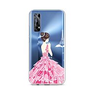 TopQ Realme 7 silicone Pink Princess 62074 - Phone Cover