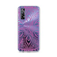 TopQ Realme 7 silicone Violet Mandala 62055 - Phone Cover