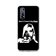TopQ Realme 7 silicone Don't Touch Gun 62050 - Phone Cover