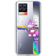 TopQ Realme 8 silicone Rainbow Gun 61565 - Phone Cover