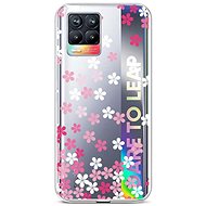 TopQ Realme 8 silicone Pink Blossom 61559 - Phone Cover