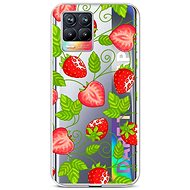 TopQ Realme 8 silicone Strawberries 61557 - Phone Cover