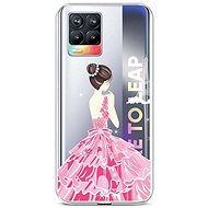 TopQ Realme 8 silicone Pink Princess 61507 - Phone Cover