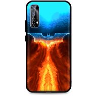 TopQ Realme 7 silicone Fiery Batman 61995 - Phone Cover