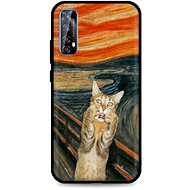 TopQ Realme 7 silicone Scared Cat 61986 - Phone Cover