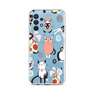 TopQ Samsung A32 silicone Cats 2 61882 - Phone Cover