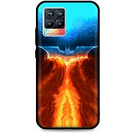 TopQ Realme 8 silicone Fiery Batman 61417 - Phone Cover