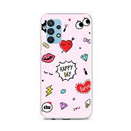 TopQ Samsung A32 silicone Happy Day 61877 - Phone Cover