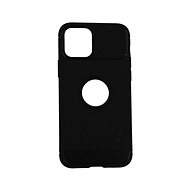 Spigen Rugged Armor iPhone 12 silicone black 53762 - Phone Cover