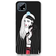 TopQ Realme 7i Silicone Dark Girl 62302 - Phone Cover
