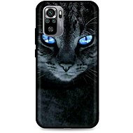 TopQ Xiaomi Redmi Note 10S silicone Dark Cat 62301 - Phone Cover