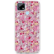 TopQ Realme 7i Silicone Pink Bunnies 62295 - Phone Cover