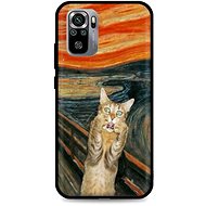 TopQ Xiaomi Redmi Note 10S silicone Scared Cat 62374 - Phone Cover