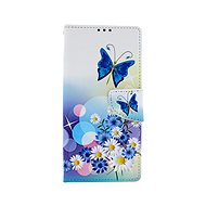 TopQ Xiaomi Redmi Note 9 Pro Book White with butterfly 50620 - Phone Cover
