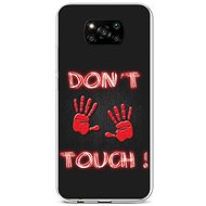 TopQ Xiaomi Poco X3 Pro silicone Don´t Touch Red 62440 - Phone Cover