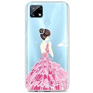 TopQ Realme 7i silicone Pink Princess 62498 - Phone Cover