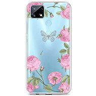 TopQ Realme 7i Silicone Peonies 62530 - Phone Cover