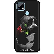 TopQ Realme 7i Silicone Pitbull Love 62715 - Phone Cover