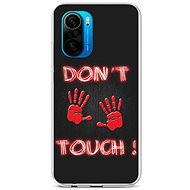 TopQ Xiaomi Poco F3 silicone Don´t Touch Red 62831 - Phone Cover