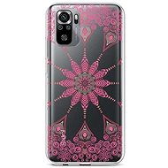 TopQ Xiaomi Redmi Note 10S silicone Pink Mandala 62775 - Phone Cover
