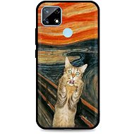 TopQ Realme 7i Silicone Scared Cat 62835 - Phone Cover