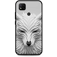 TopQ LUXURY Xiaomi Redmi 9C solid White wolf 52245 - Phone Cover
