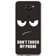 TopQ Xiaomi Redmi Note 9 silicone Don't Touch 50033 - Phone Cover