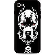 TopQ iPhone SE 2020 silicone Fighting Dog 49266 - Phone Cover