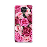 TopQ Xiaomi Redmi Note 9 silicone Pink rosettes 58957 - Phone Cover