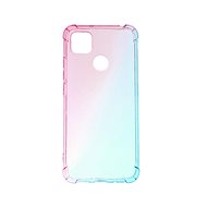TopQ Xiaomi Redmi 9C Silicone Shock Rainbow Mint Pink 52793 - Phone Cover