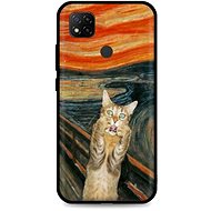 TopQ Xiaomi Redmi 9C silicone Scared Cat 52973 - Phone Cover