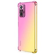 TopQ Xiaomi Redmi Note 10 Pro Silicone Shock iridescent pink-yellow 58906 - Phone Cover