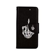 TopQ iPhone SE 2020 booklet Skeleton 62585 - Phone Case