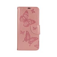 TopQ Xiaomi Redmi Note 10 book Butterfly pink light 63470 - Phone Case