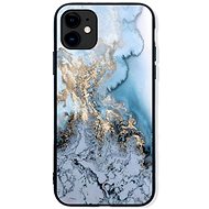 TopQ LUXURY iPhone 11 hard Marble Blue 45394 - Phone Cover