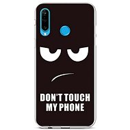 TopQ Huawei P30 Lite silicone Don't Touch 41198 - Phone Cover