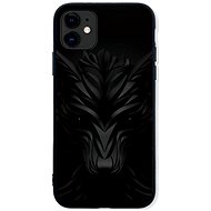 TopQ LUXURY iPhone 11 Hard Black Wolf 45483 - Phone Cover