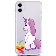 TopQ iPhone 11 silicone Rude Unicorn 44218 - Phone Cover