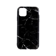 TopQ iPhone 11 silicone Marble black-grey 57295 - Phone Cover