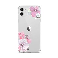 TopQ iPhone 12 silicone Violet Blossom 55311 - Phone Cover