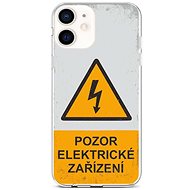 TopQ iPhone 12 silicone Attention electrical device 53353 - Phone Cover