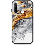 TopQ LUXURY Xiaomi Redmi Note 8T solid Marble grey-gold 46898 - Phone Cover
